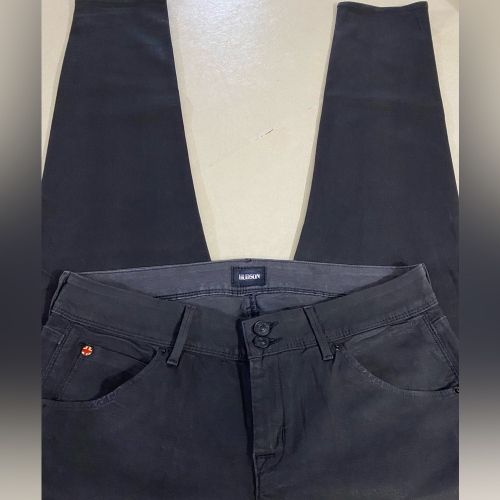 Hudson Collin Skinny Black Jean Sz.31